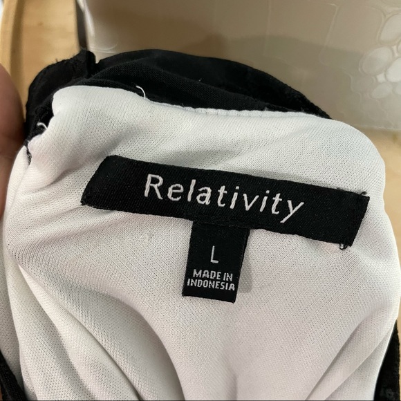 NWT Relativity midi dress L - Picture 7 of 8